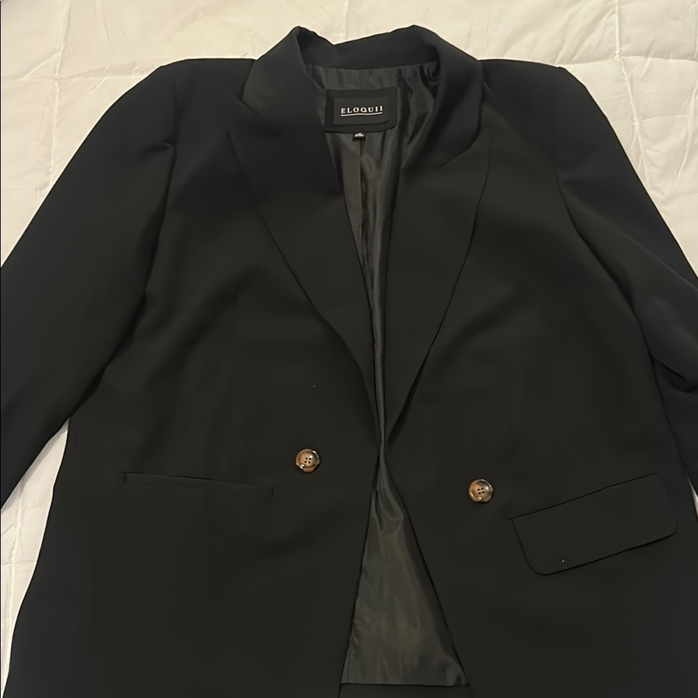 Eloquii Elegant Black Blazer